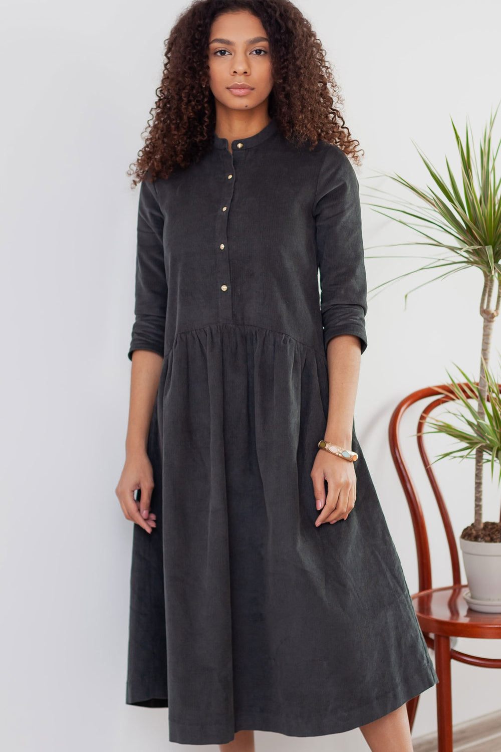 A-line Shirt Dress