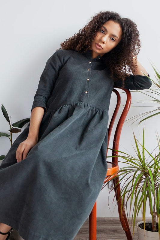 A-line Shirt Dress