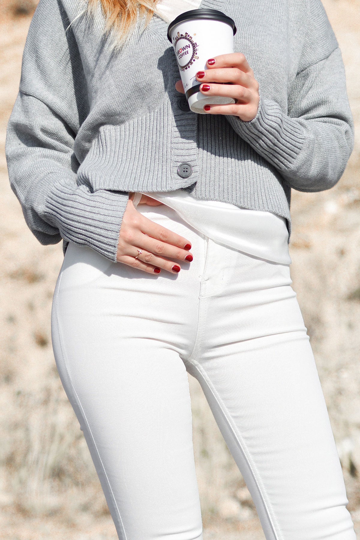 Slim High Ankle Jeans