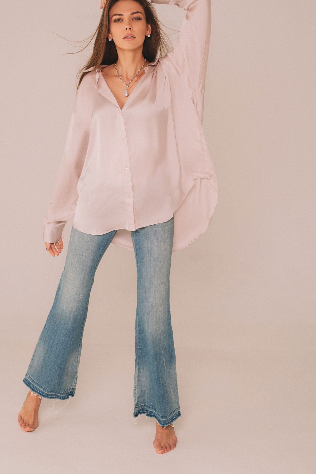 Wide High Jeans