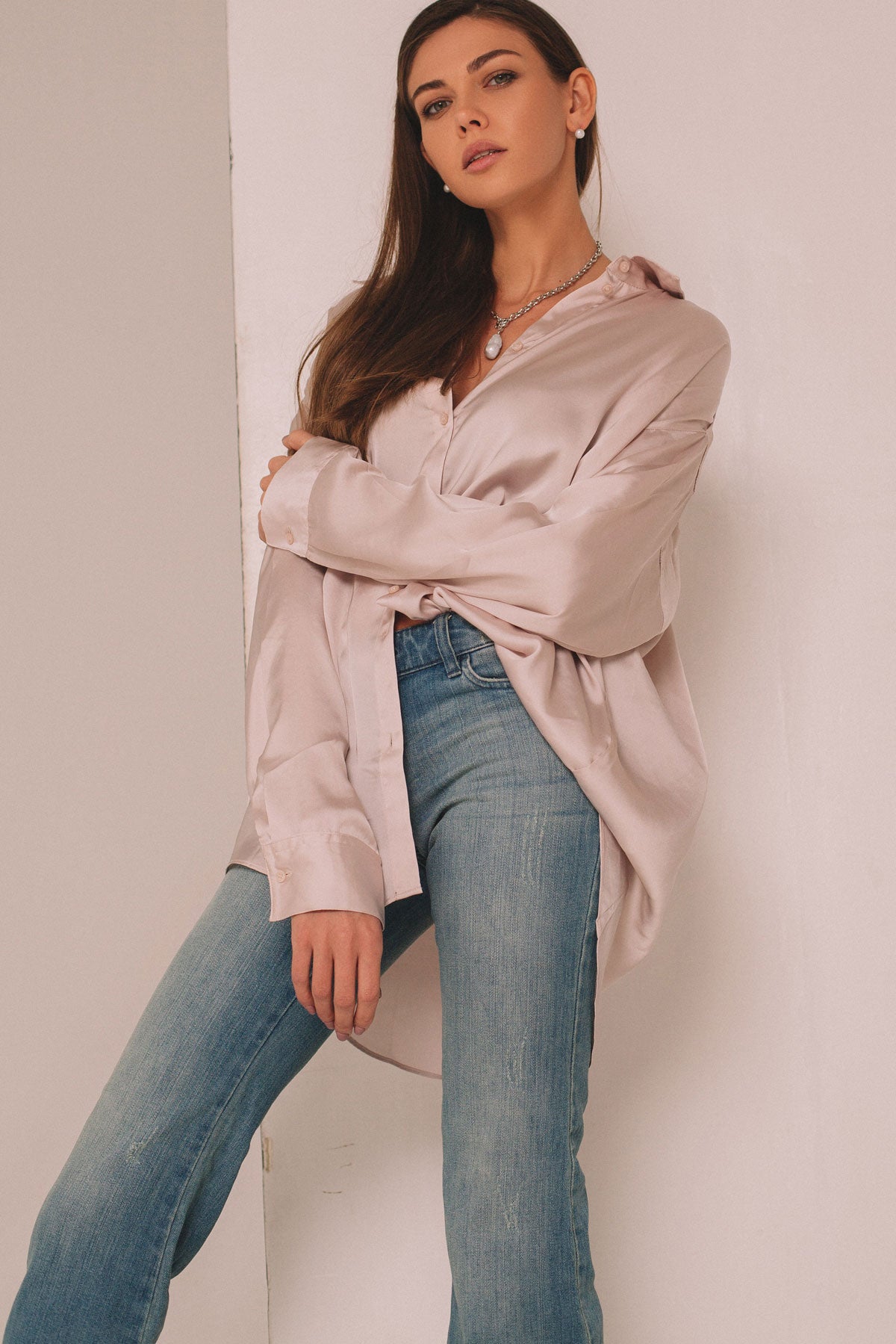 Wide High Jeans